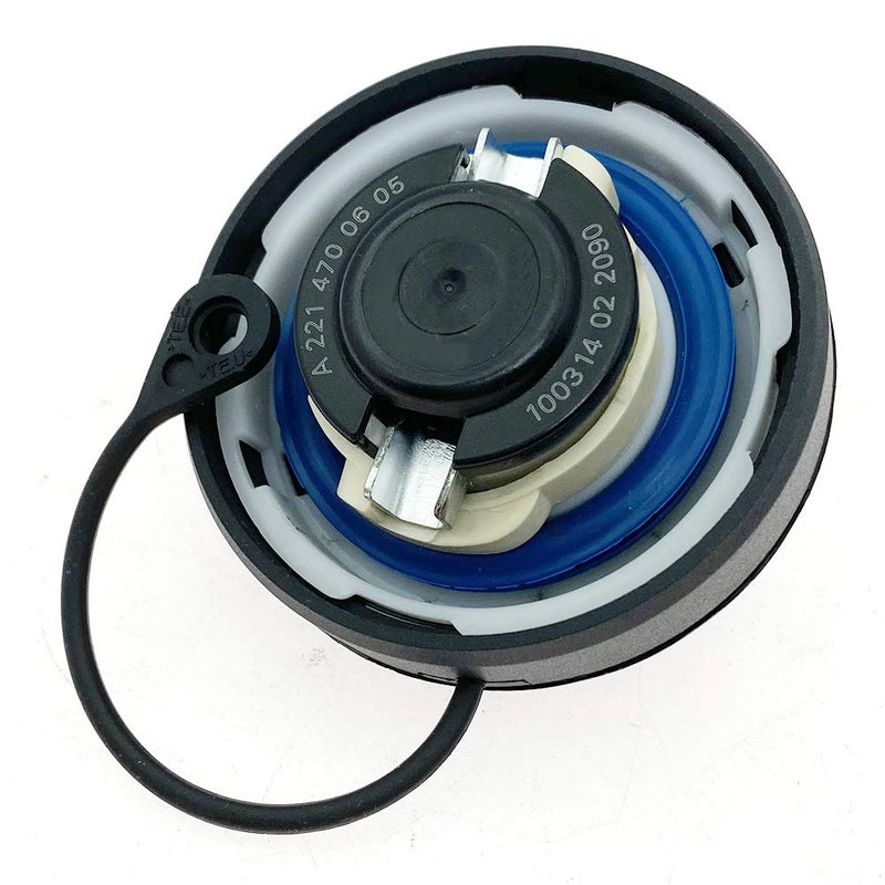 Merlibugo Fuel Tank Gas Cap Assembly Fits Mercedes-Benz C230 C240 C250 C280 C300 C32 C320 C350 C55 C63 CL550 CL600 CL63 CL65 Replace 2214700605 221-470-06-05 221 470 06 05 - Image 1